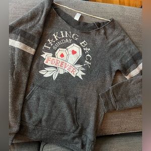 Taking Back Sunday Off the Shoulder Sweatshirt